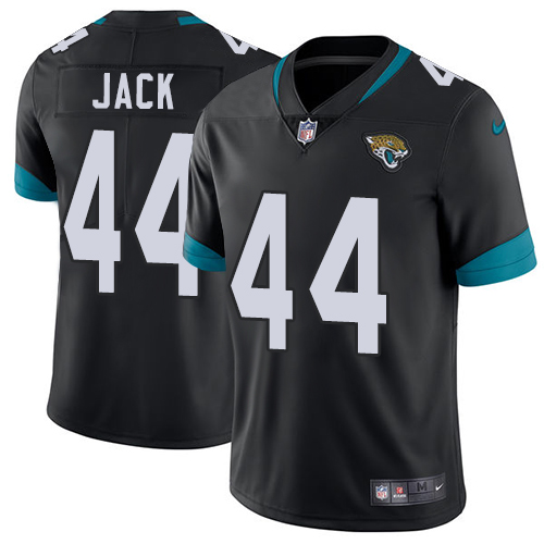 Nike Jacksonville Jaguars 44 Myles Jack Black Team Color Men Stitched NFL Vapor Untouchable Limited Jersey